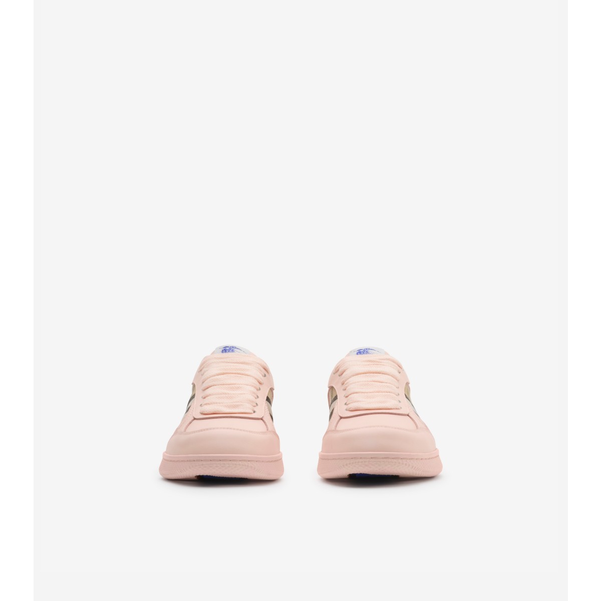  Check Leather and Terrace Sneakers​