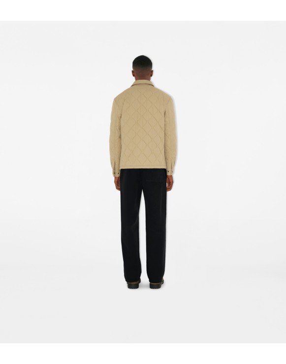 Quilted Gabardine Overshirt
