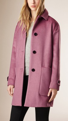 Heather Llama Virgin Wool Coat - Image 2