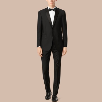 Classic Fit Wool Mohair Part-canvas Tuxedo | Burberry