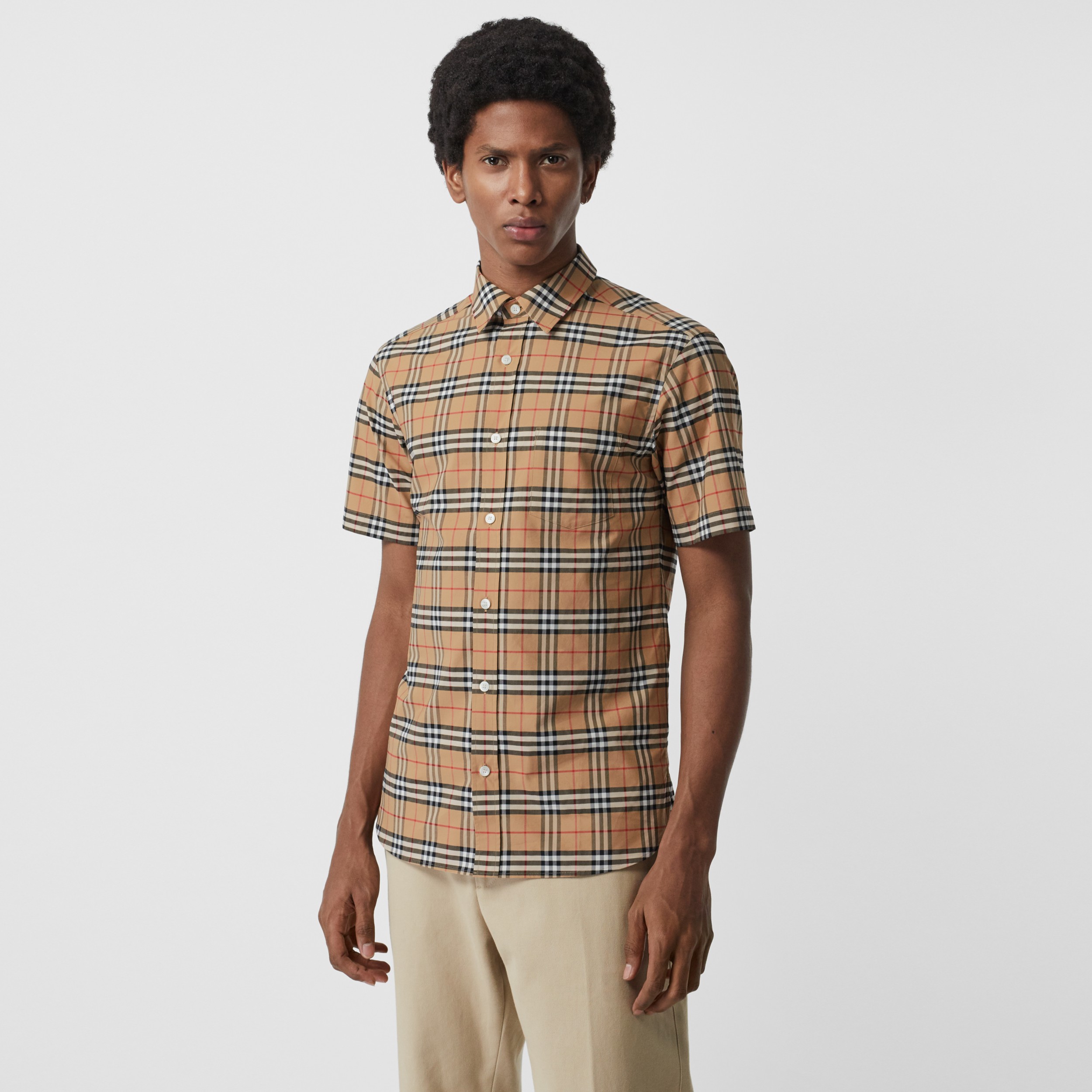 mens short sleeve burberry shirts