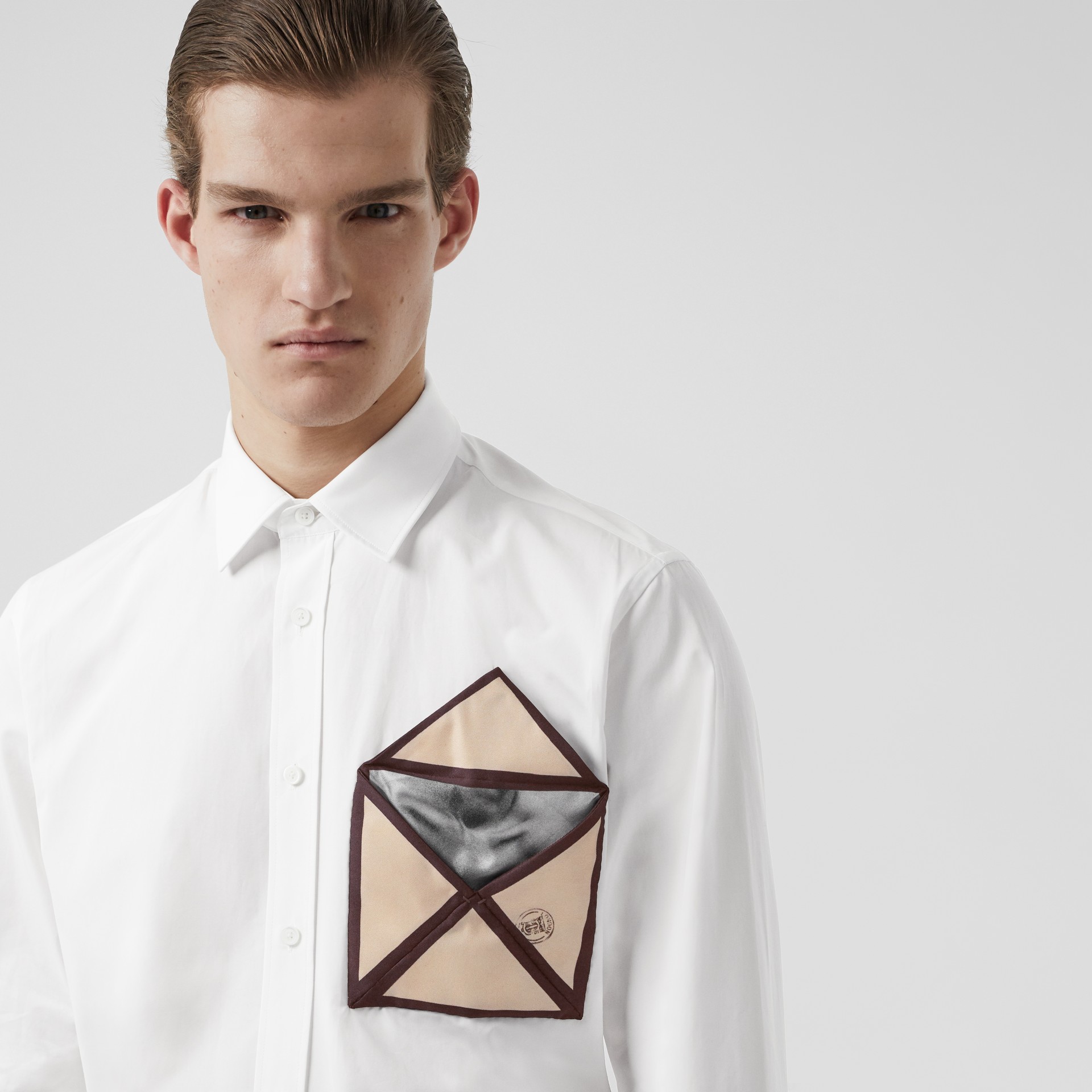 burberry silk shirt mens