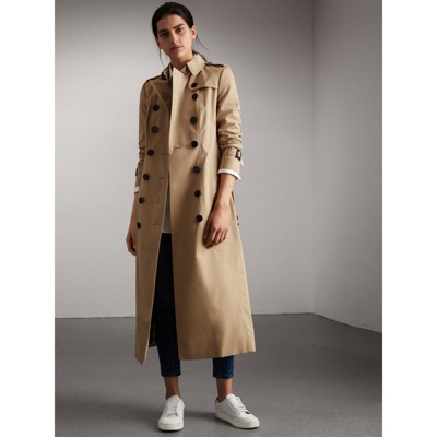 burberry extra long trench coat