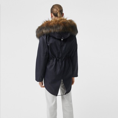 burberry fur parka