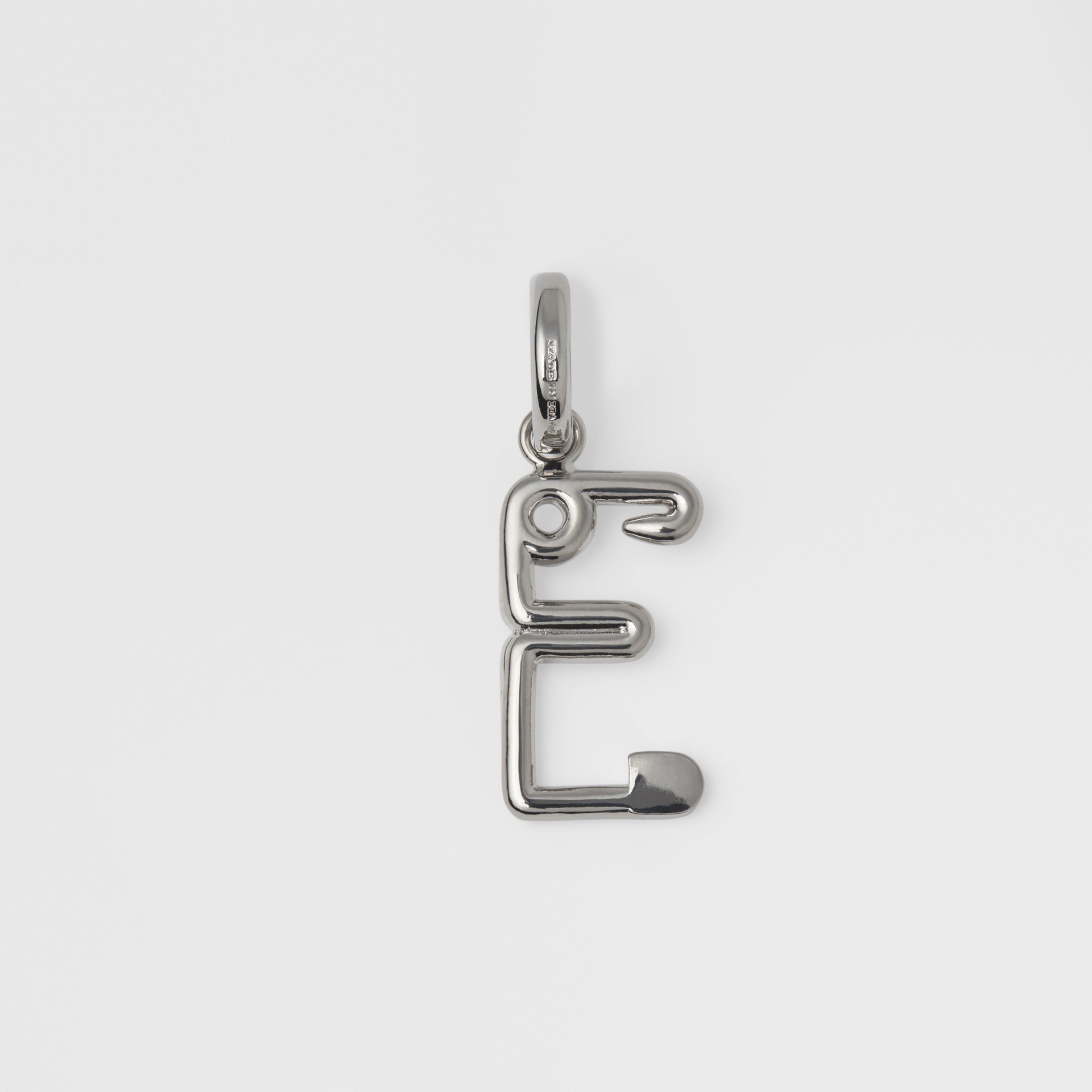 BURBERRY Kilt Pin ‘E’ Alphabet Charm