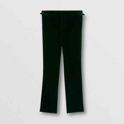 burberry pants green