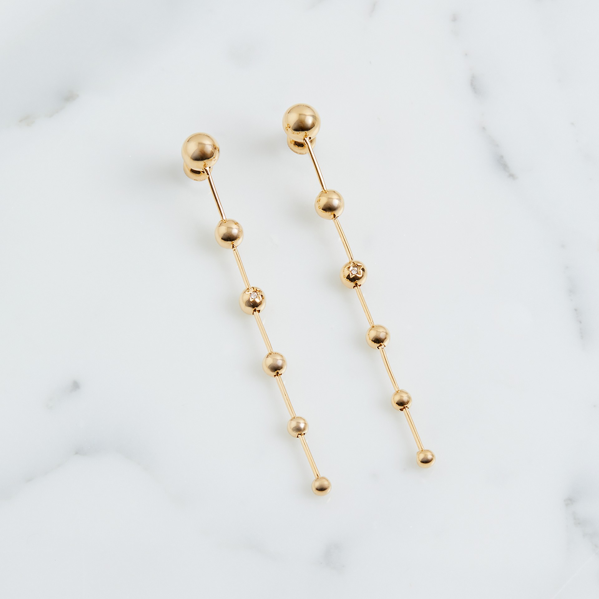 Crystal Charm Gold-plated Drop Earrings in Light - Women | Burberry ...