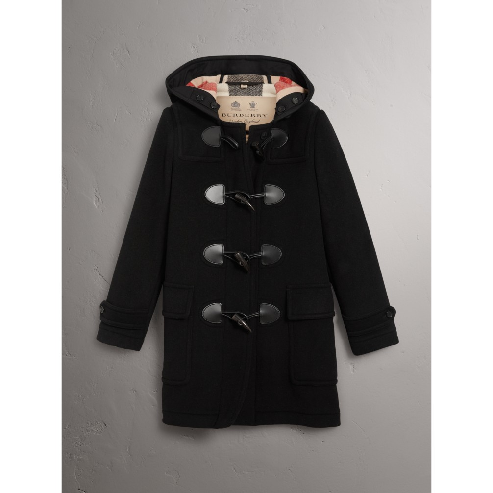 黑色the mersey - 牛角扣大衣 产品图片31