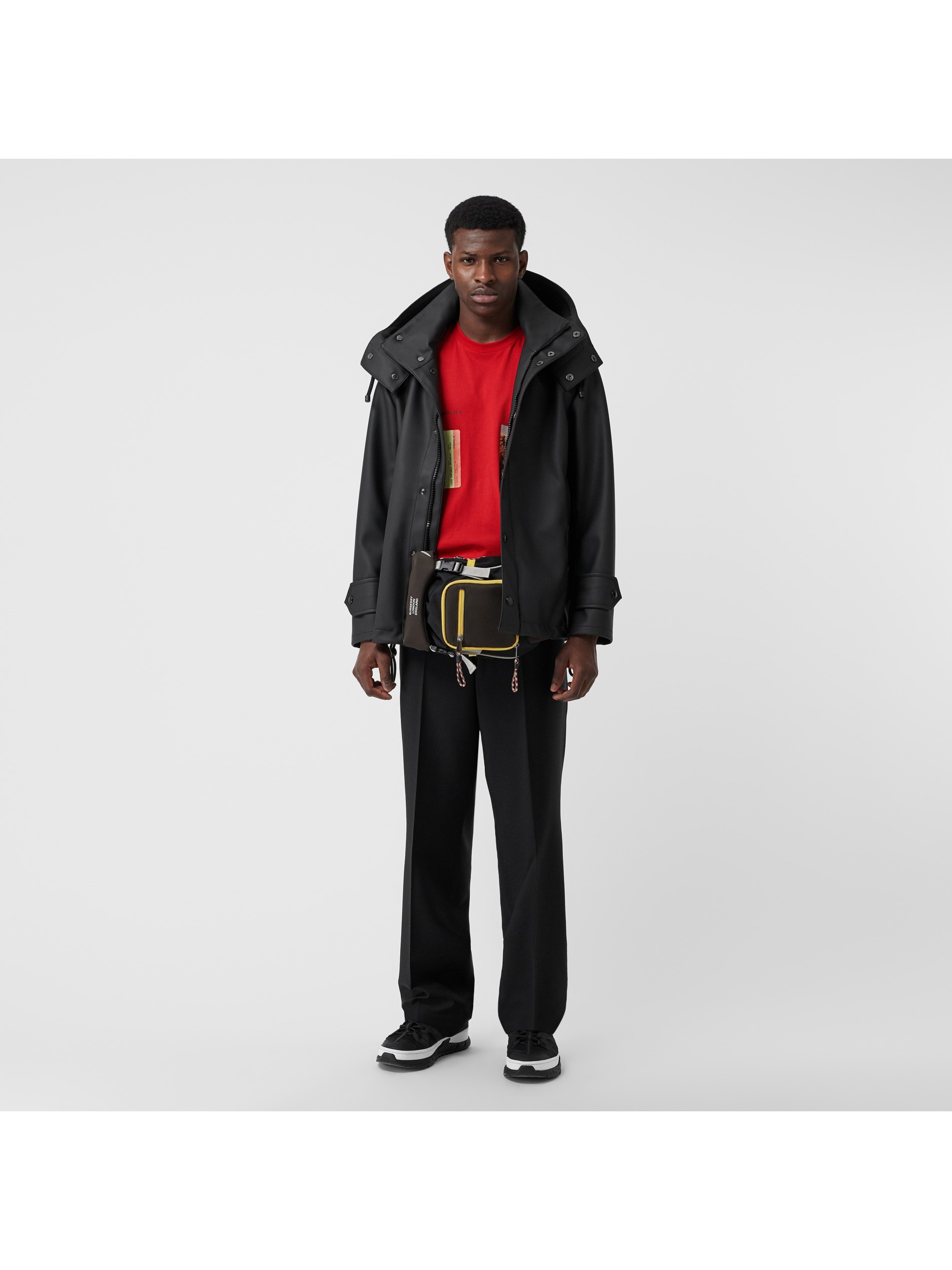 detachable hood showerproof jacket image01