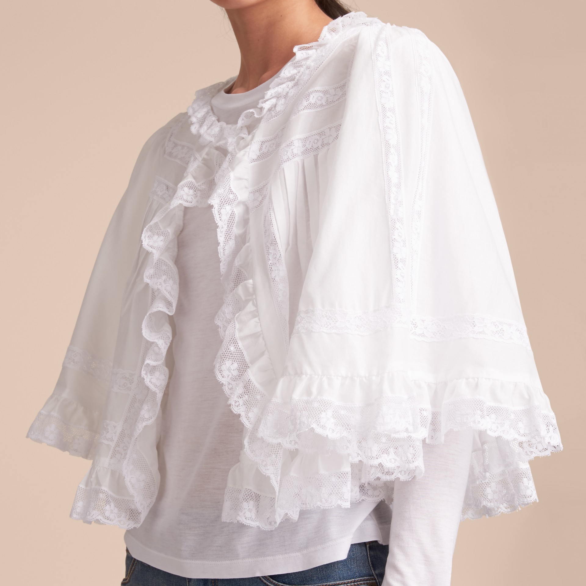 long sleeve lace overlay