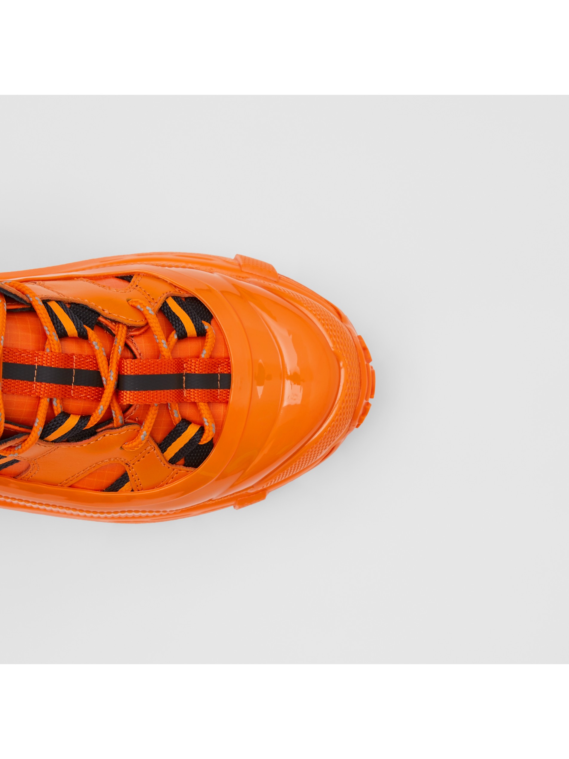 亮橙色 皮革拼尼龙 arthur 运动鞋 产品图片11