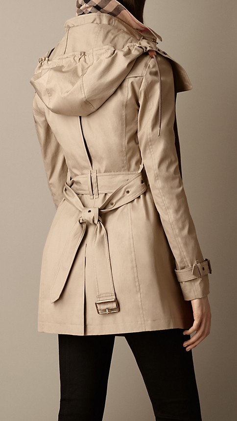 Mid-Length Hooded Trench Coat with Warmer | Burberry