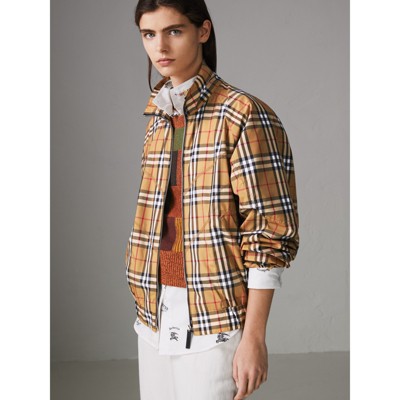 vintage check jacket