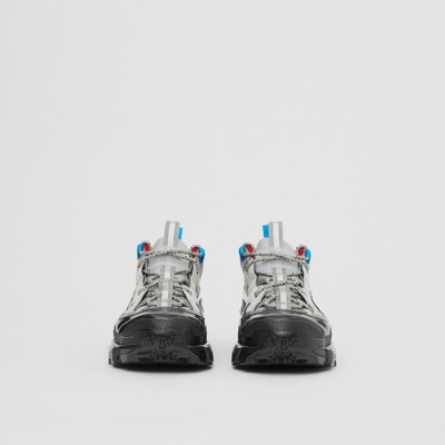 nylon and suede arthur sneakers