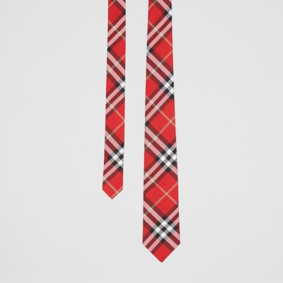 burberry red tie