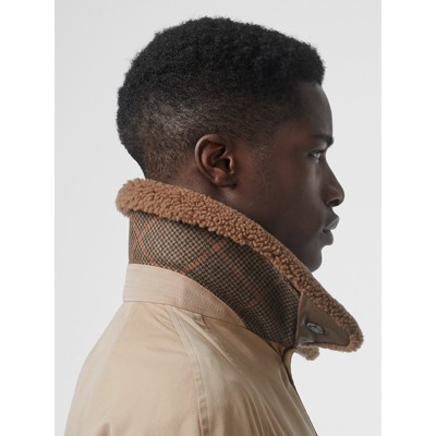 detachable sheepskin collar