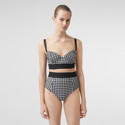 burberry swimsuit womens blue