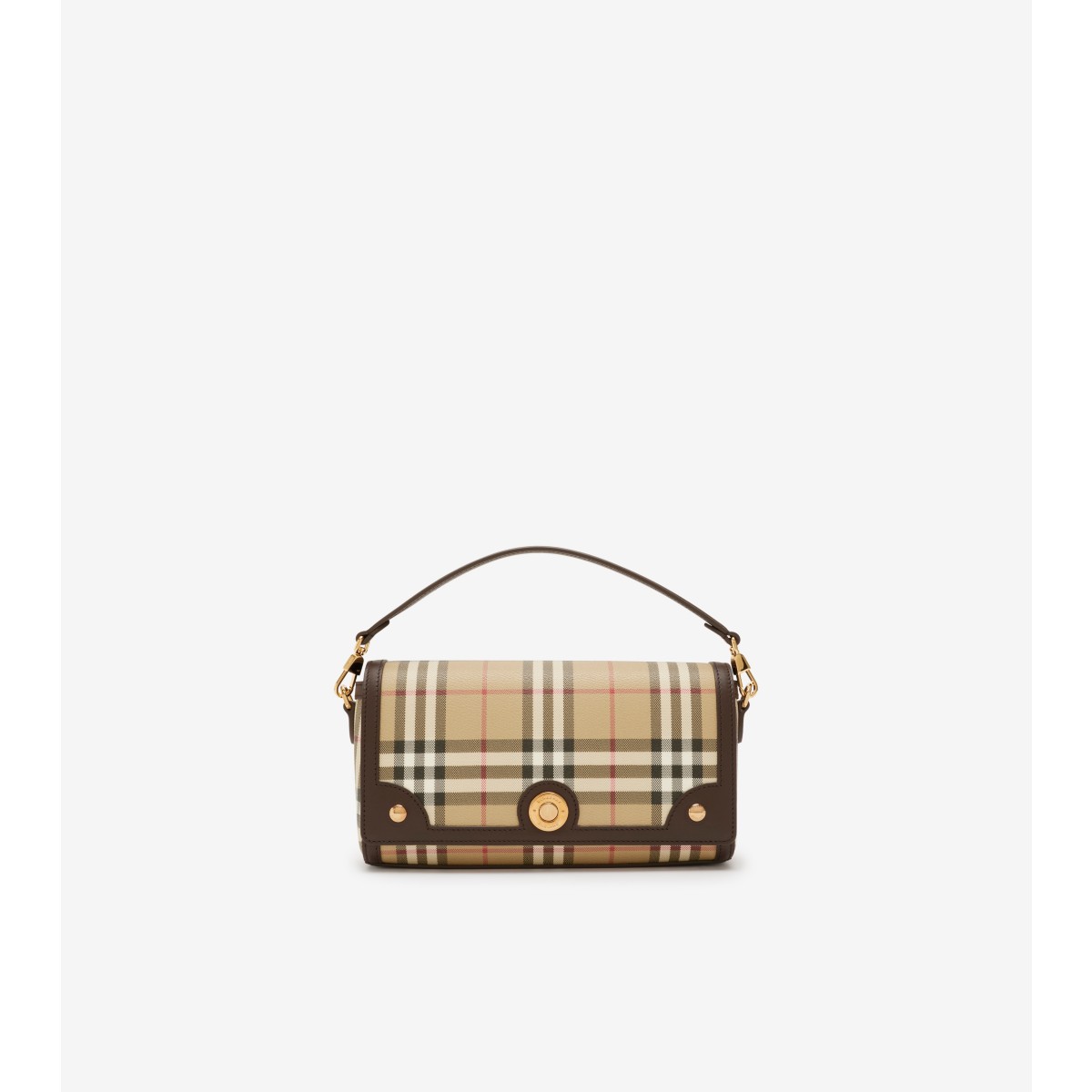 Burberry Top Handle Note Bag In Archive Beige/military