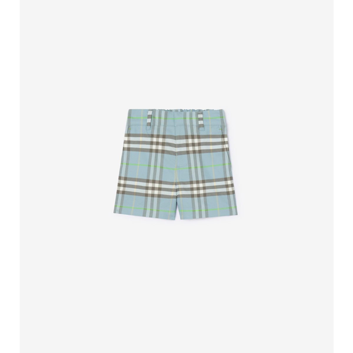  Check Cotton Shorts