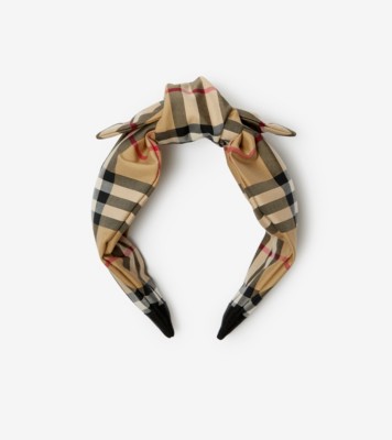 Burberry store bow headband