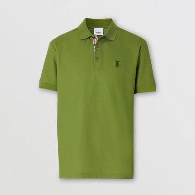 burberry green shirt