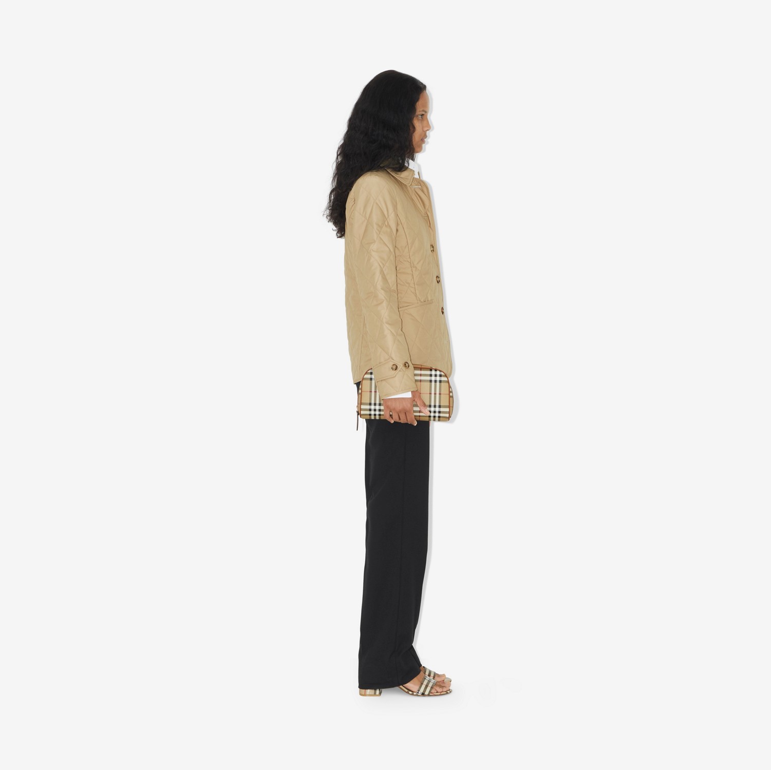 퀼팅 체온조절 재킷 (뉴 치노) - 여성 | Burberry®