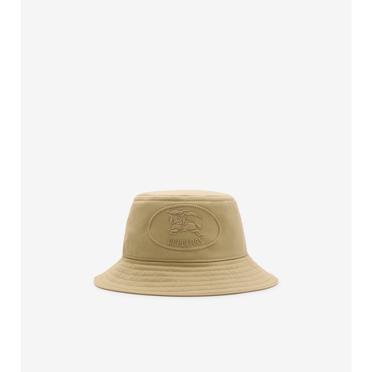 Burberry Knight Stamp Gabardine Bucket Hat