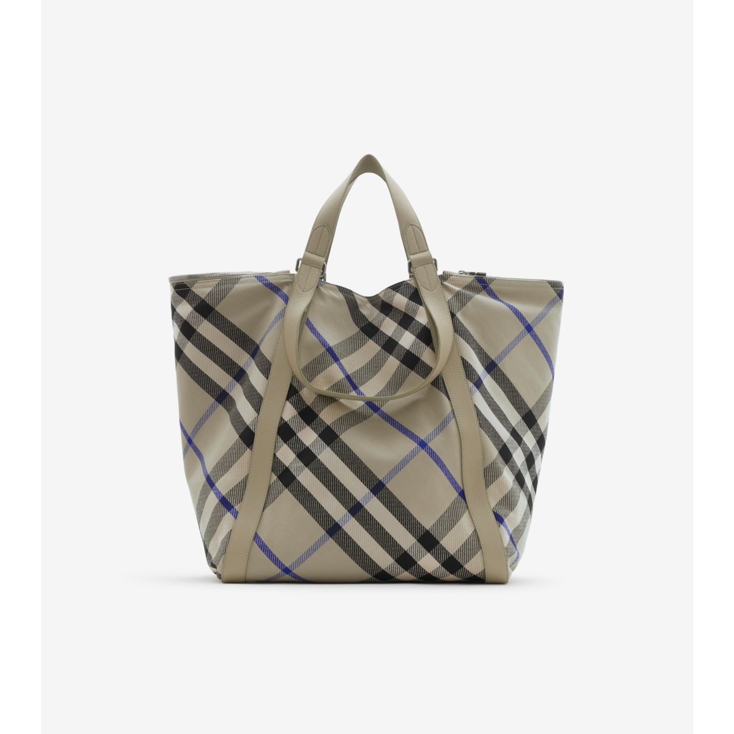 Bolso tote Field grande Lichen Hombre Algodon de gabardina Burberry oficial