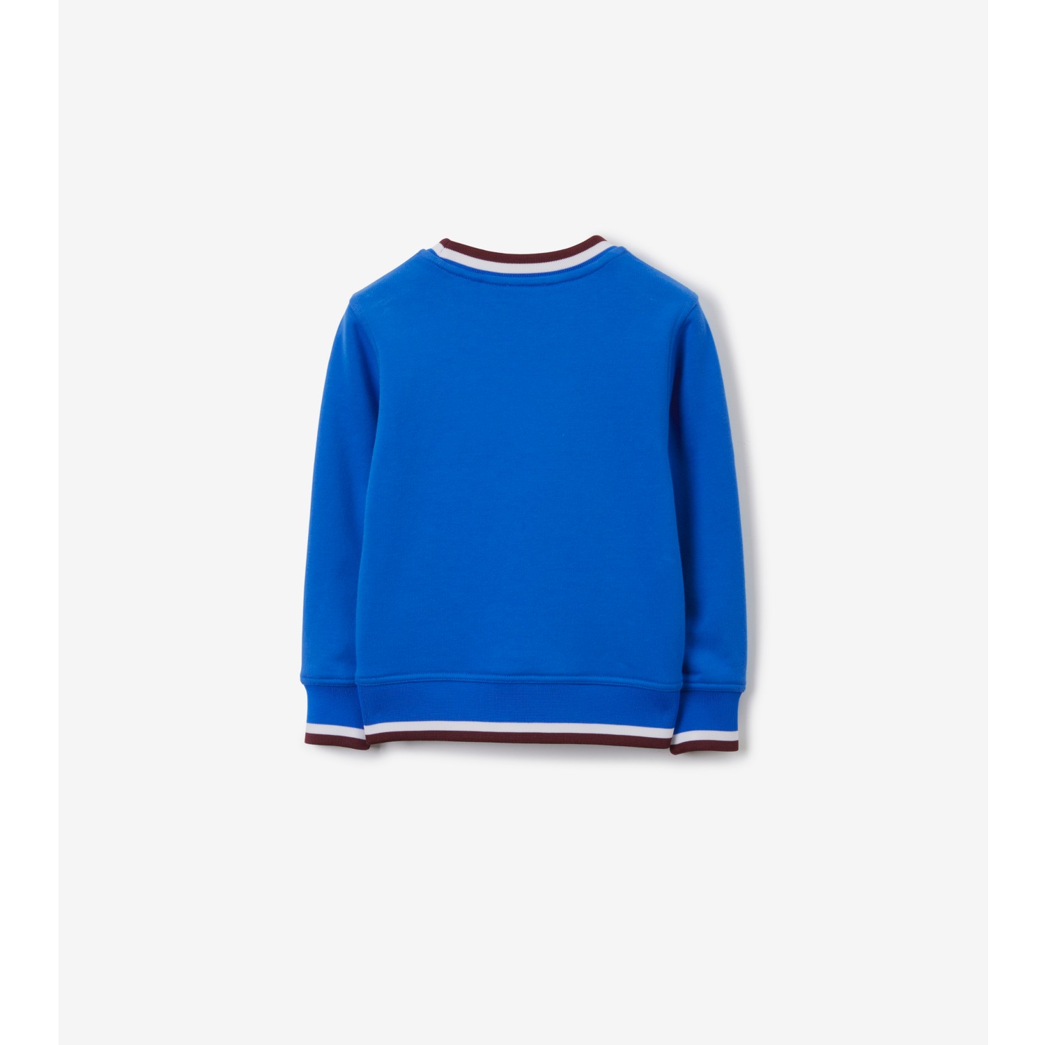 College Graphic Cotton Sweatshirt in Canvas Blue | Burberry® Official