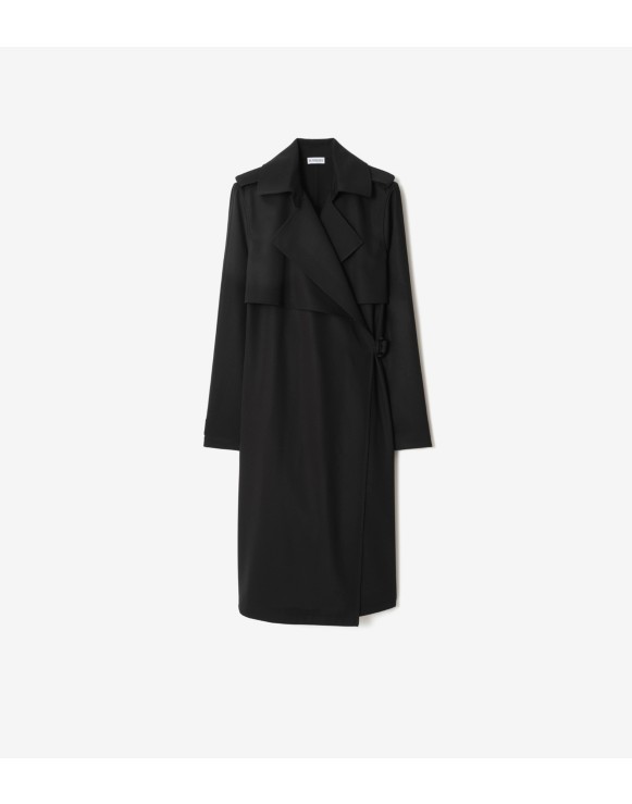 ウール トレンチドレス