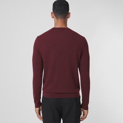 burberry burgundy sweater