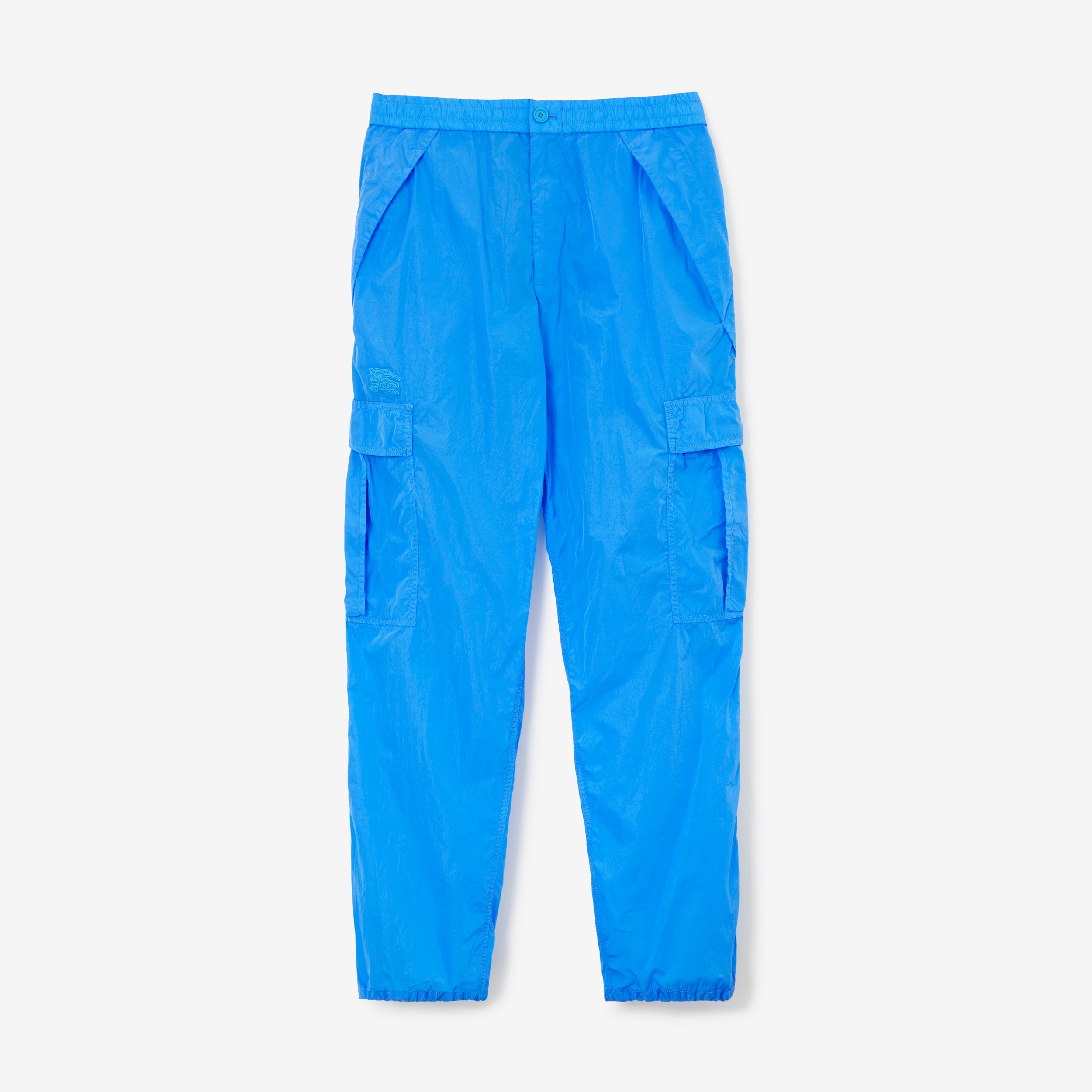 Nylon Cargo Trousers in Vivid Blue - Men | Burberry® Official - 1
