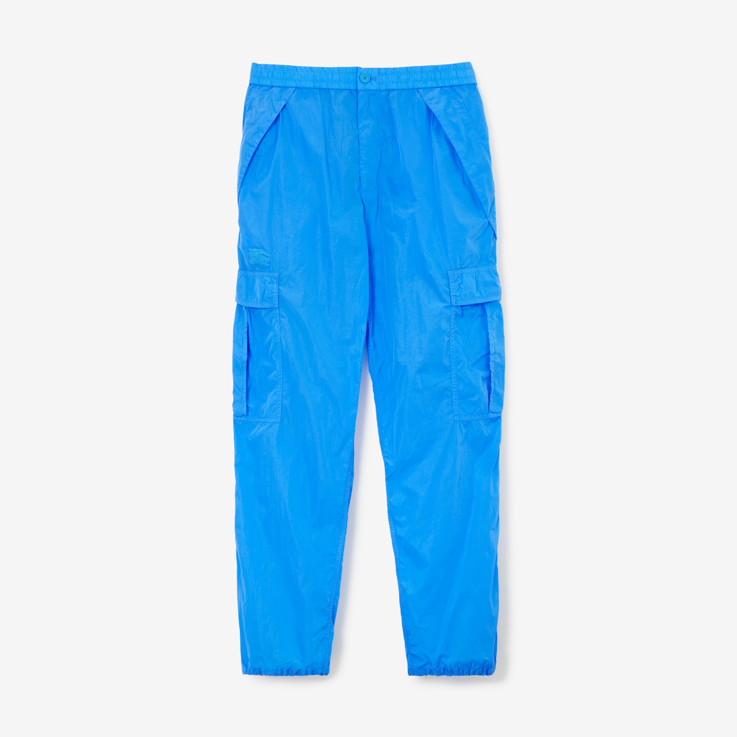 Nylon Cargo Trousers in Vivid Blue - Men | Burberry® Official