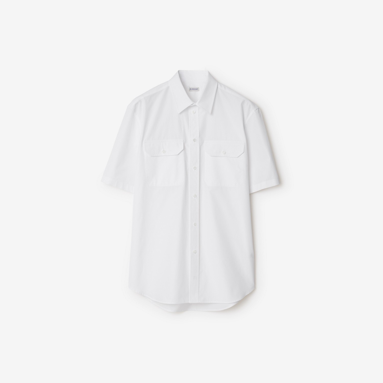 Cotton Shirt in White - Men | Burberry® Official