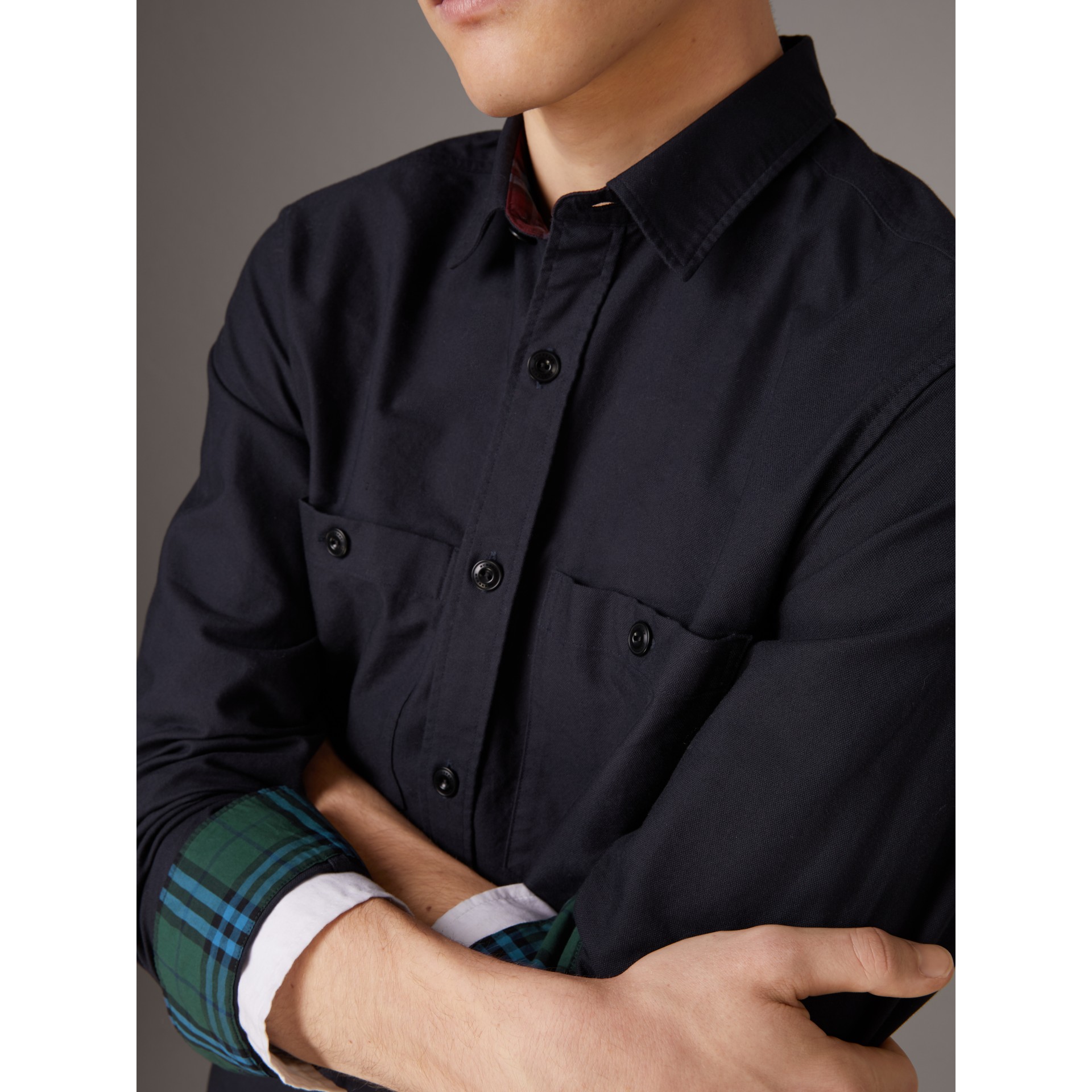 oxford shirt blue