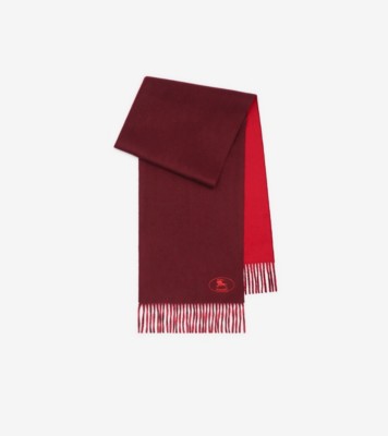 Knight Cashmere Scarf Oxblood red post ®