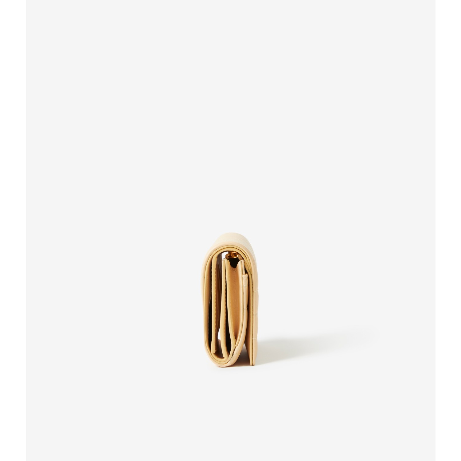 Leather Small Lola Folding Wallet in Golden Sand - Women | Burberry® Official
