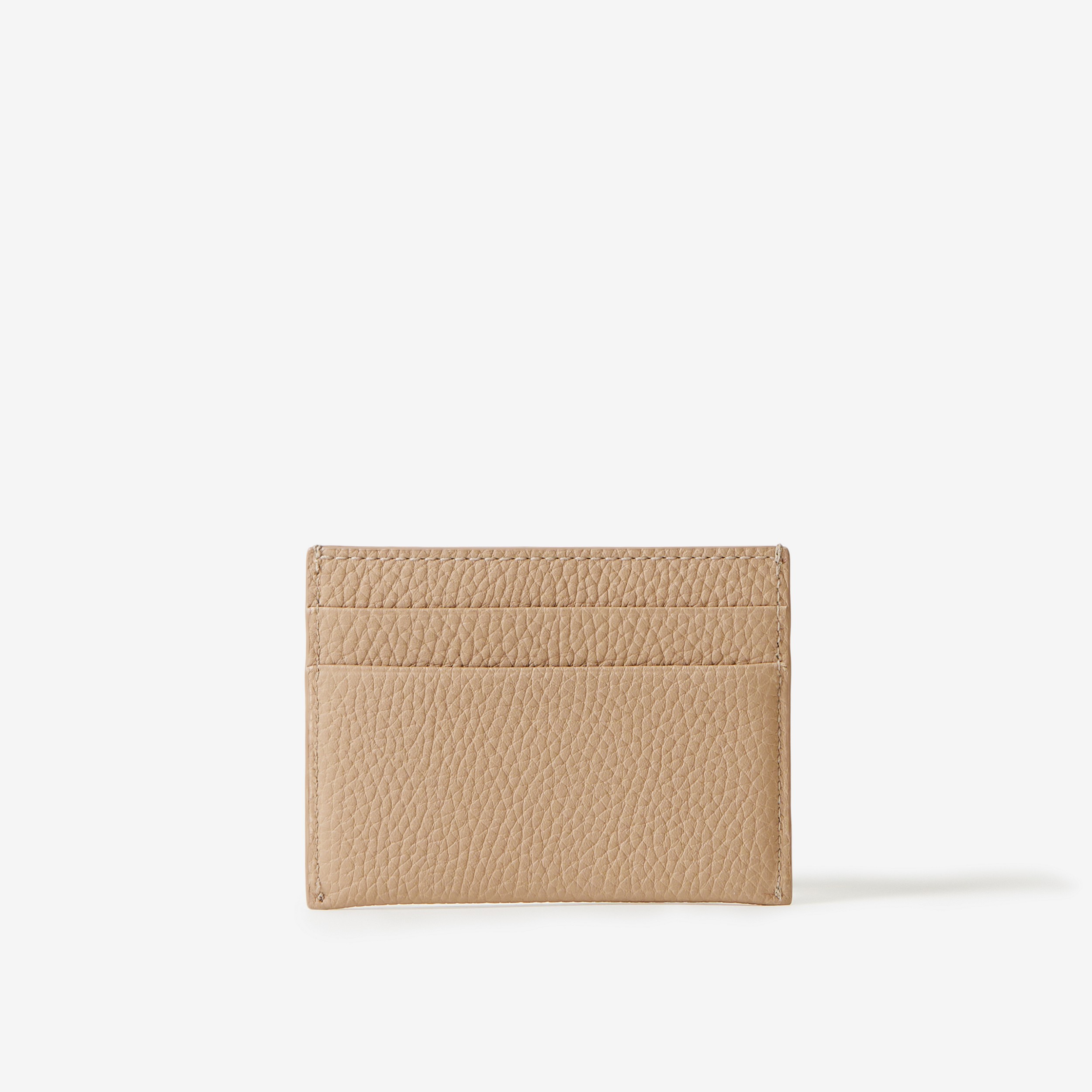Grainy Leather TB Card Case in Oat Beige | Burberry® Official - 3
