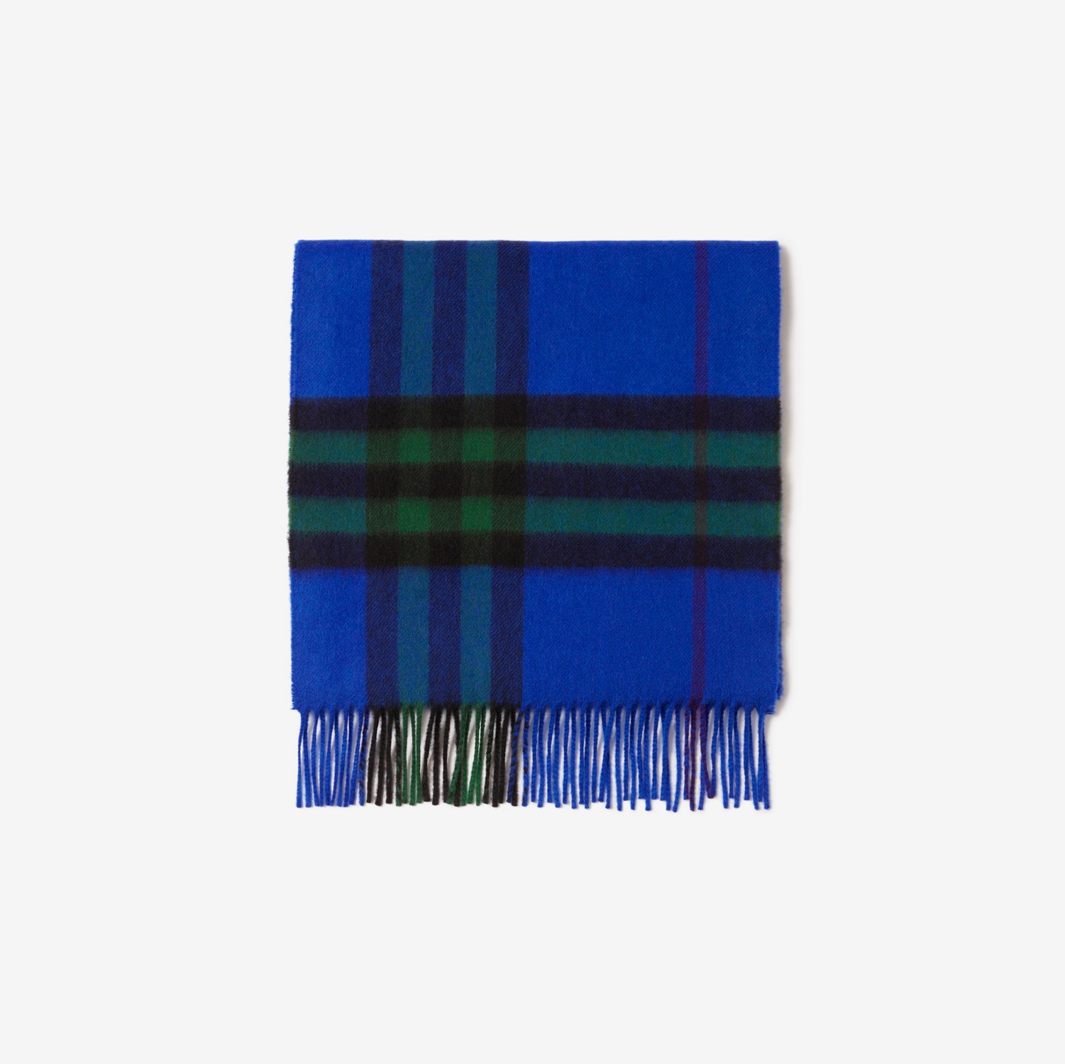 Check Cashmere Scarf in Knight/ivy | Burberry® Official