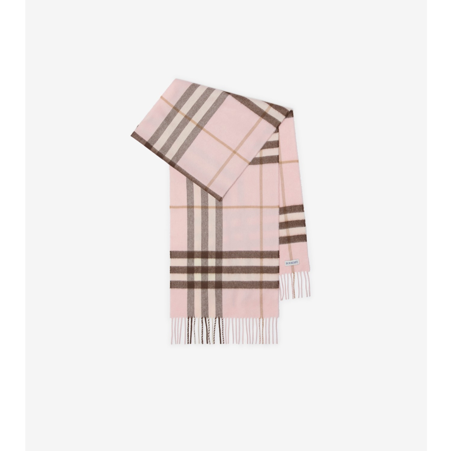 Check Cashmere Scarf