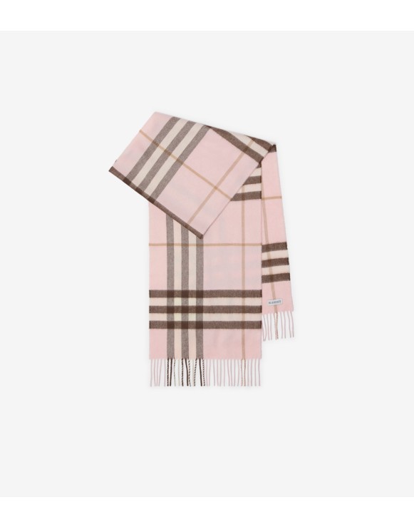 체크 캐시미어 스카프
