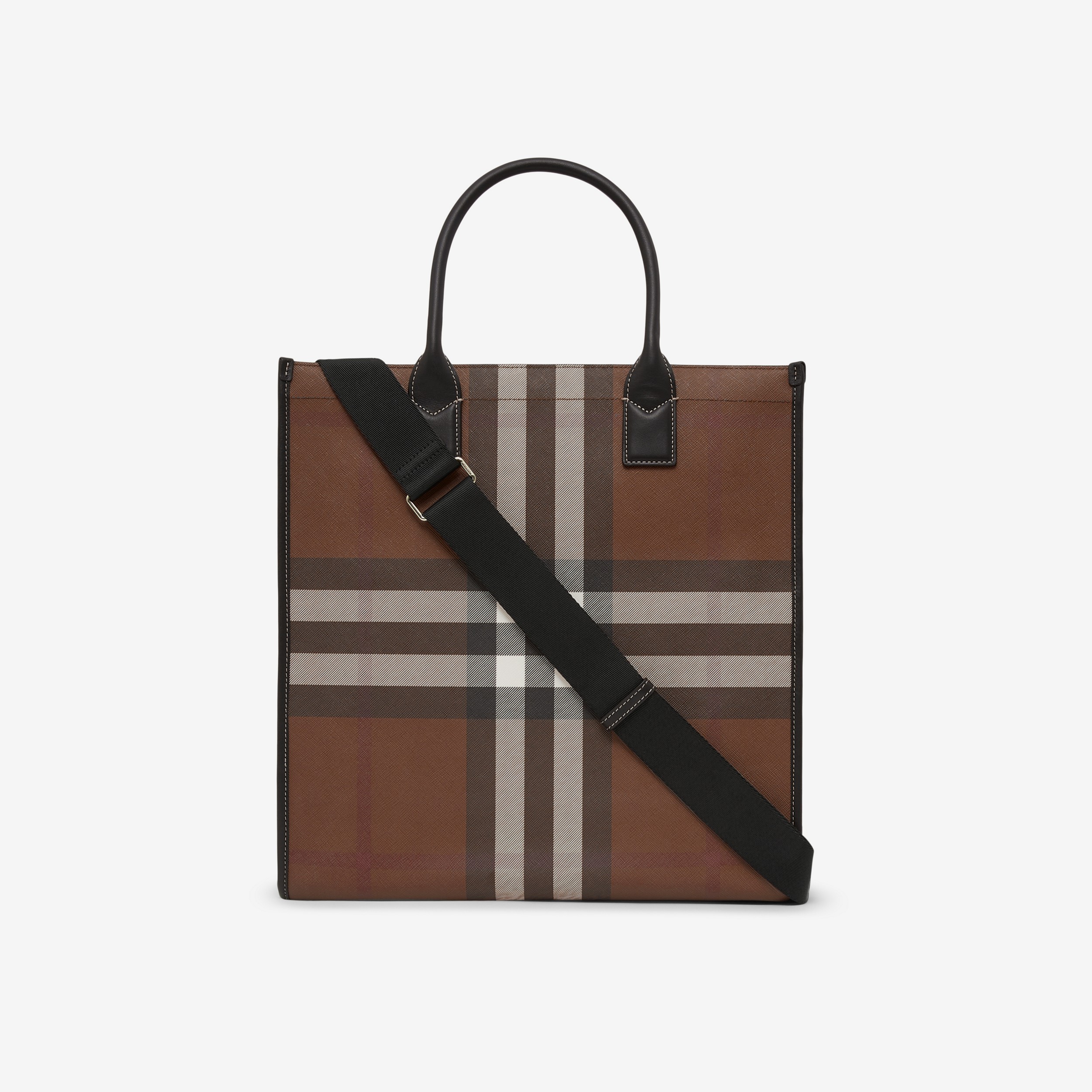 Denny Tote in Dark Birch Brown | Burberry® Official - 3