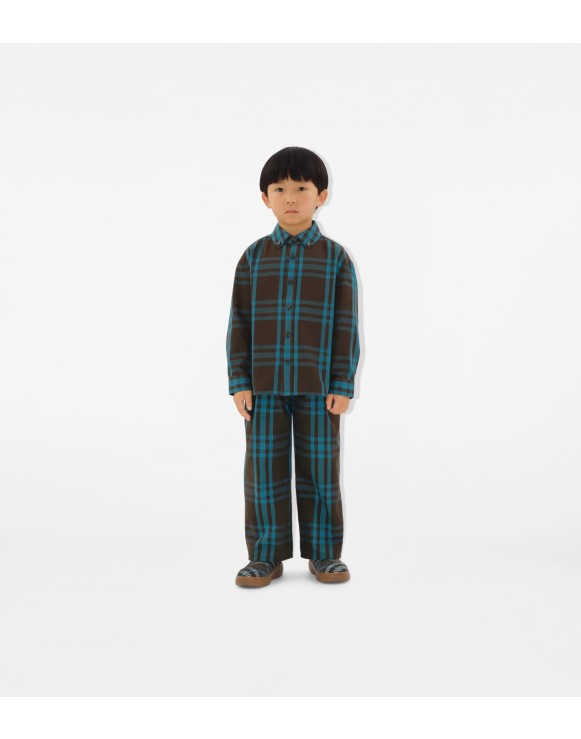 Chemise en coton Check