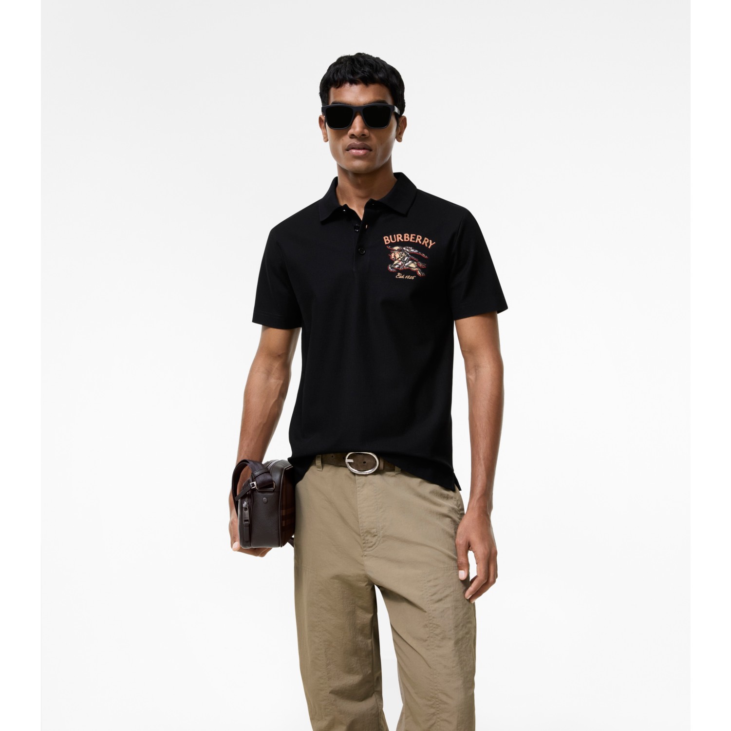 Polo en coton Knight Check