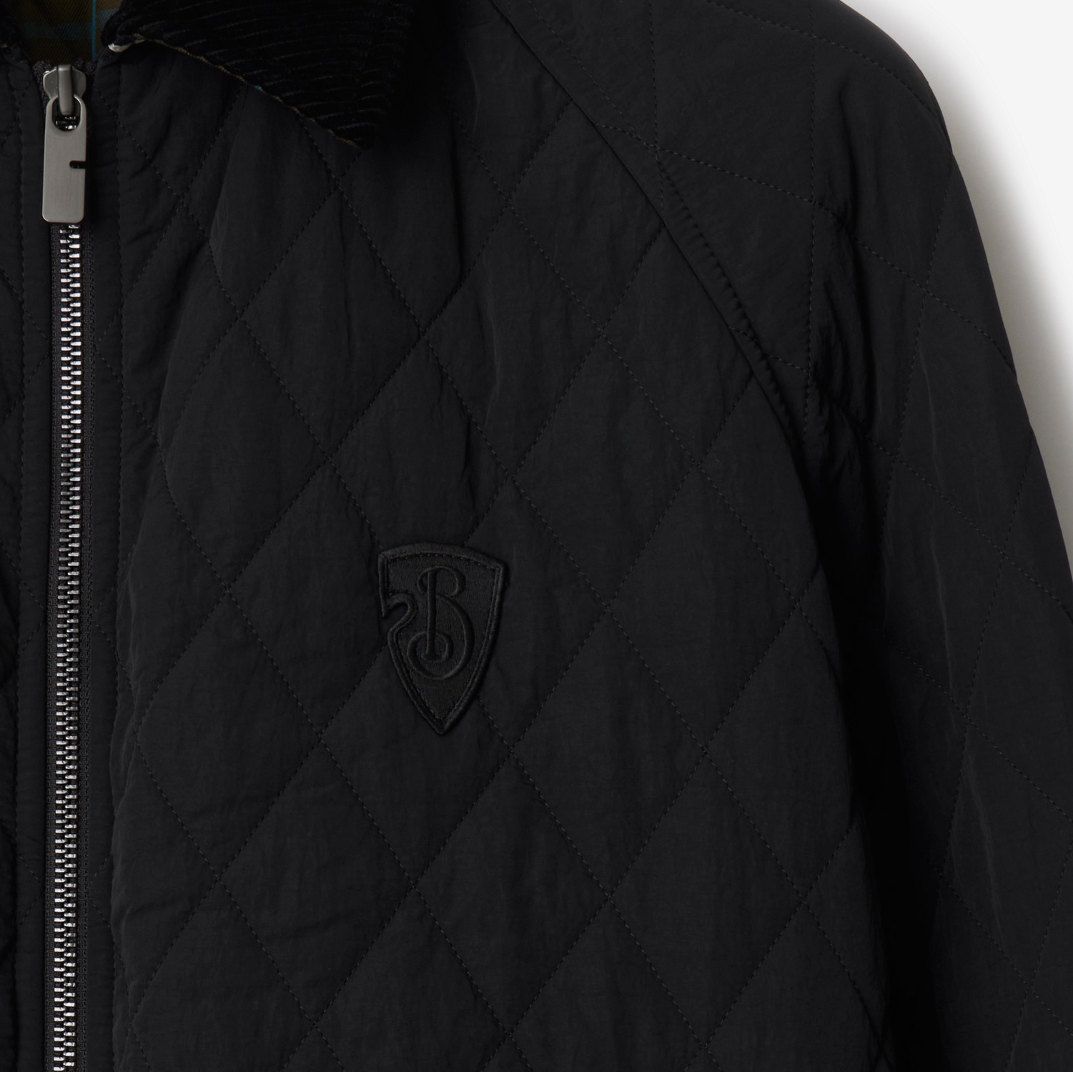 Quilted Nylon Jacket in Black/snug - Men | Burberry® Official Quilted Nylon Jacket in Black/snug - Men | Burberry® Official