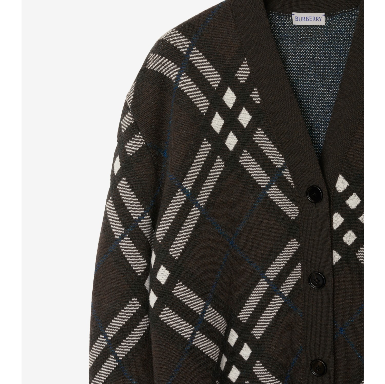 Wollmisch-Cardigan in Check