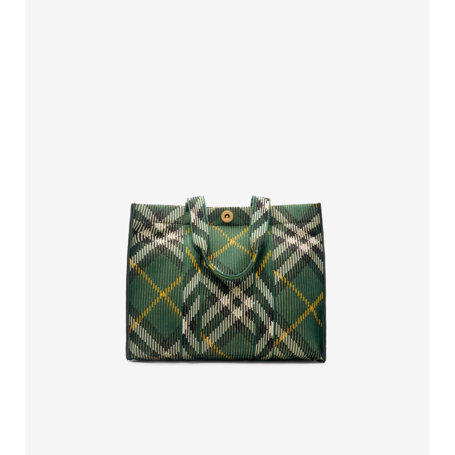Medium Check Knitted Tote