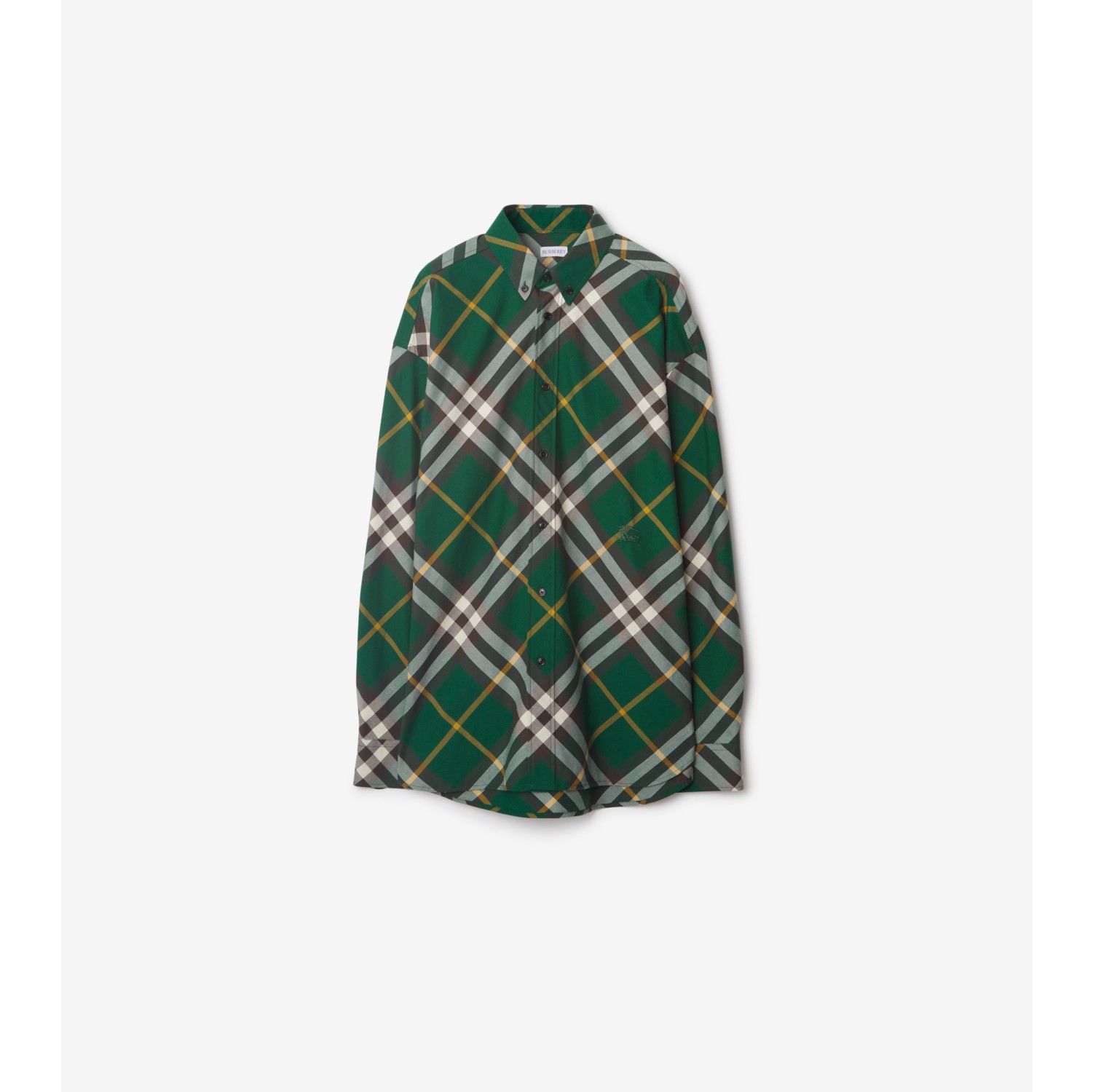 Mens burberry shop plaid button down