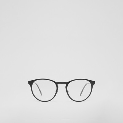 burberry round optical frames