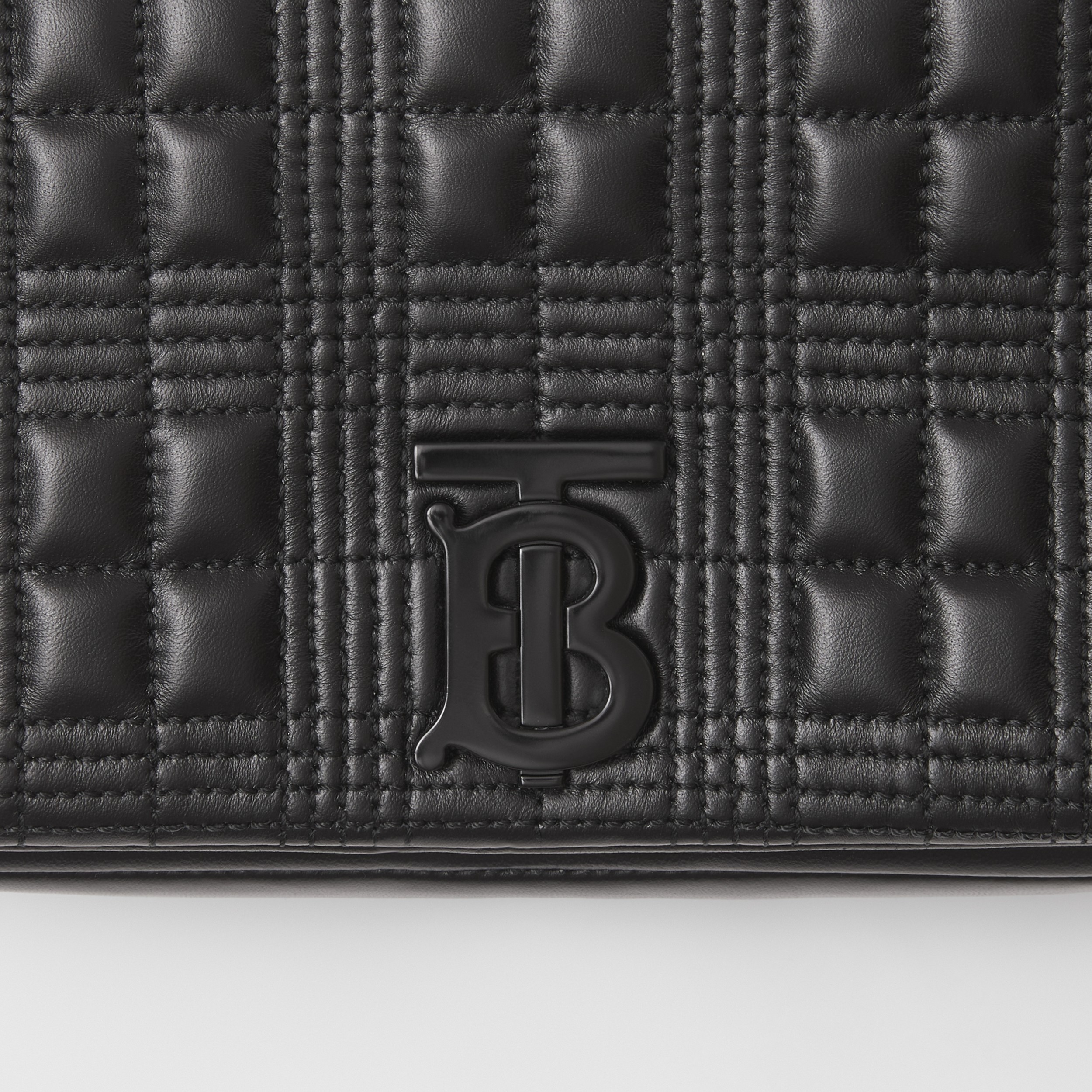 Small Quilted Lambskin Lola Bag in Black - Women | Burberry® Official - 4